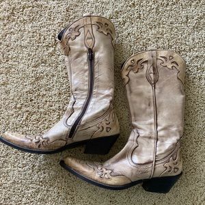 Italian leather boots